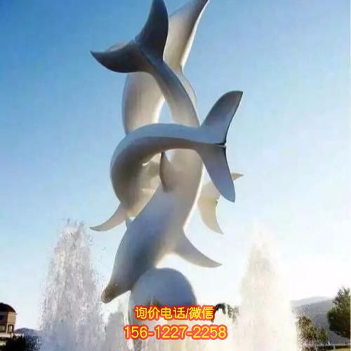 公園景區裝飾：不銹鋼動物雕塑