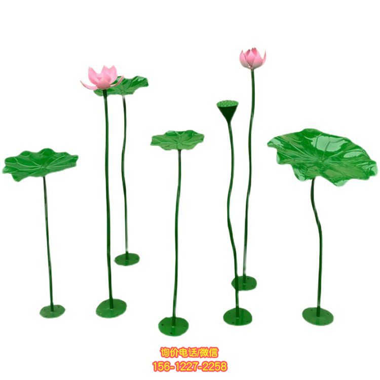 不銹鋼仿真噴漆雕塑，為庭院小區添彩水景