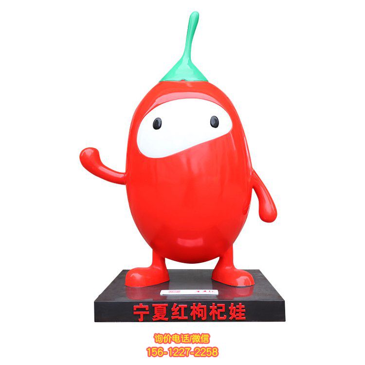 玻璃鋼卡通公仔雕塑，點綴園林廣場