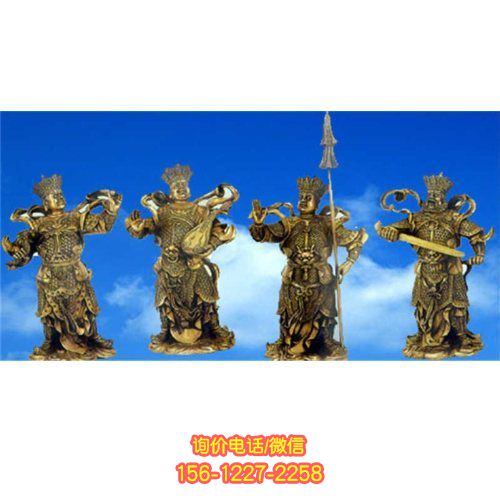 鑄銅雕塑，裝點園林寺廟