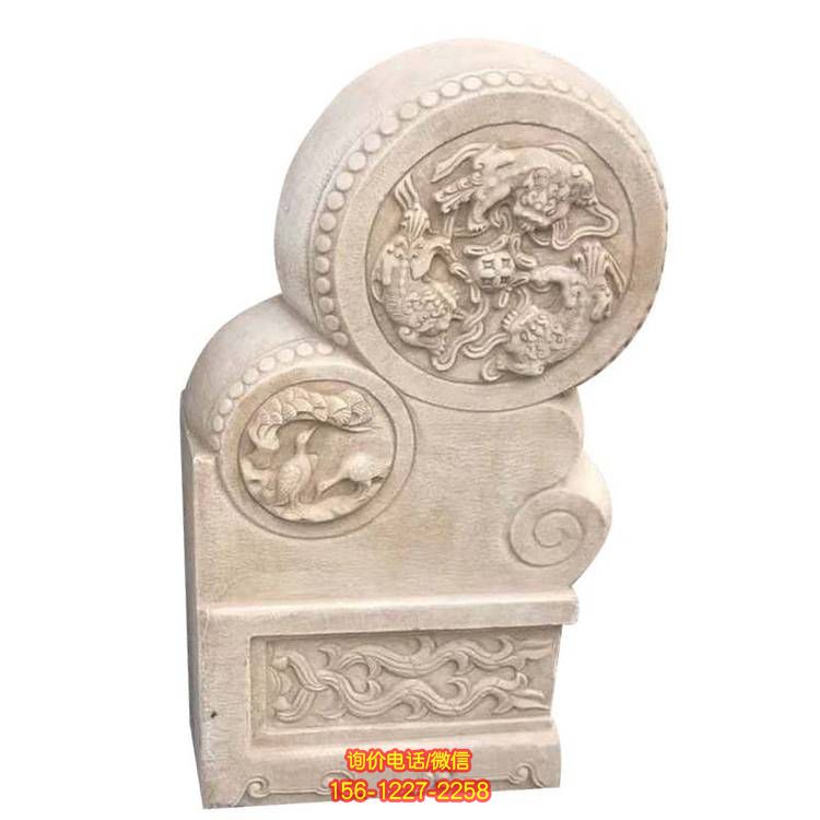 大理石石雕浮雕雕塑，點綴園林庭院景觀