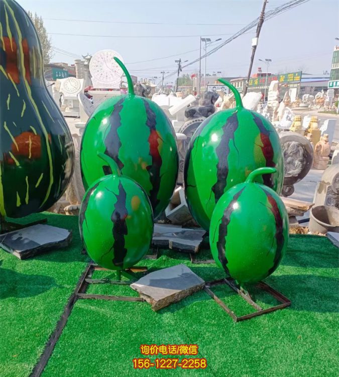 玻璃鋼仿真水果景觀戶(hù)外園林雕塑