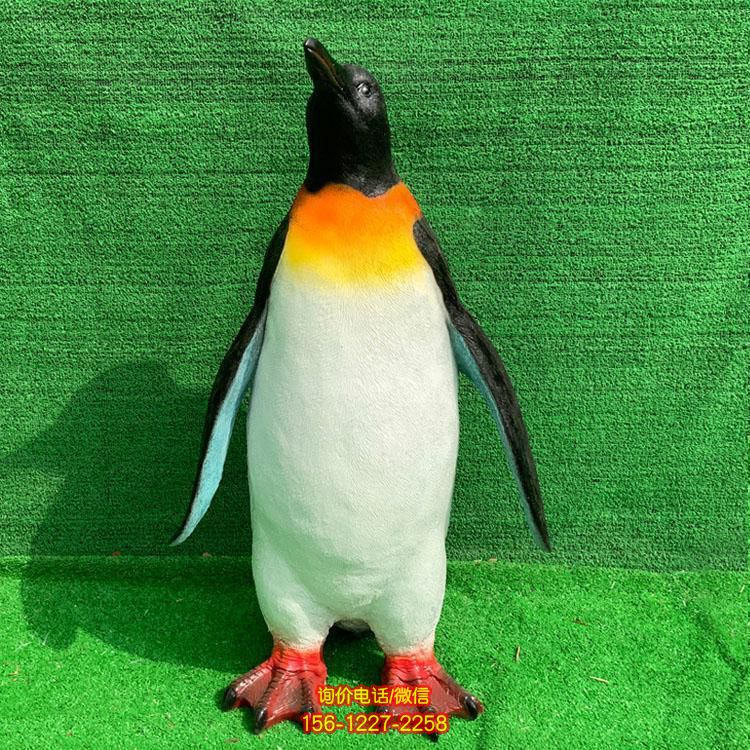 動物園景區玻璃鋼卡通企鵝擺件