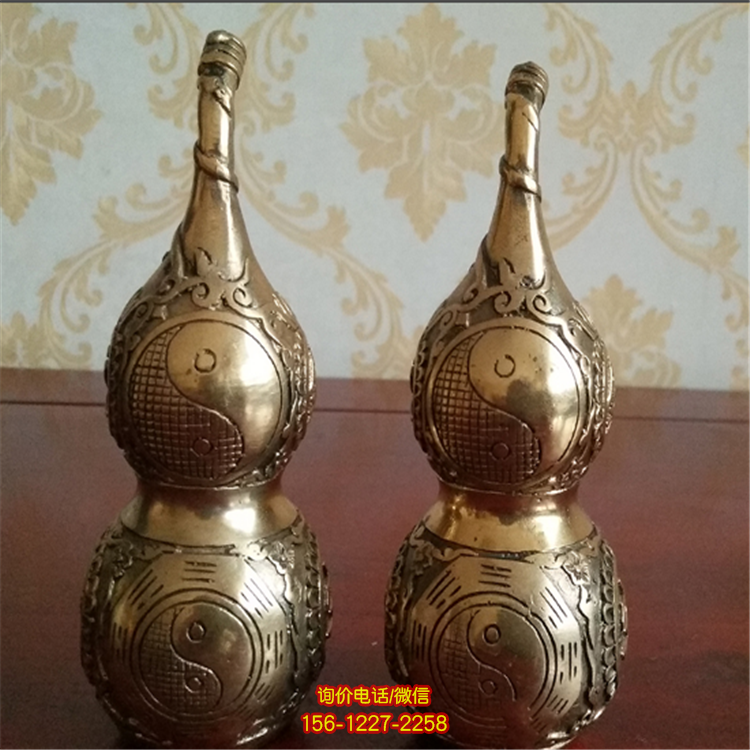 鑄銅葫蘆，道教太極八卦葫蘆