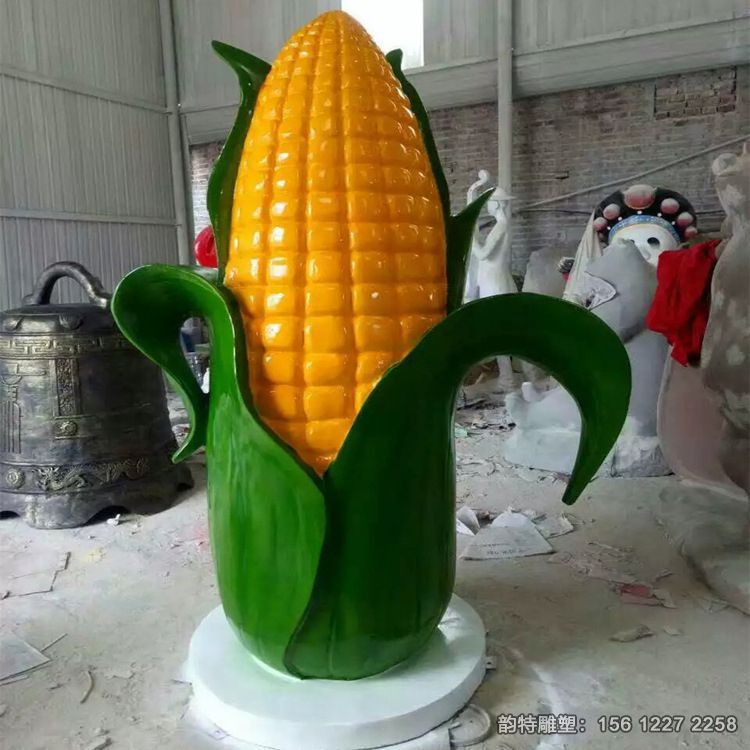 玻璃鋼玉米雕塑 農產品農作物擺件