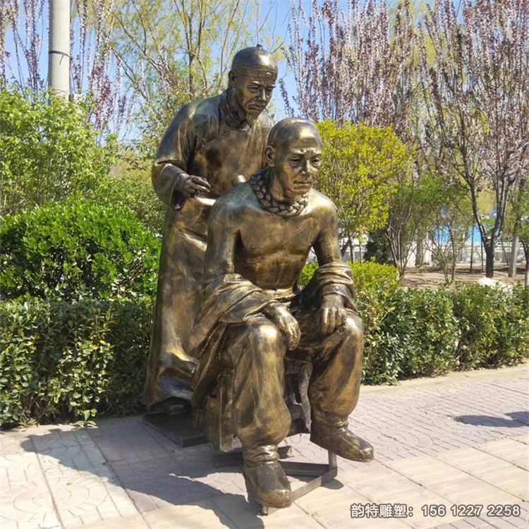 中醫拔罐雕塑03