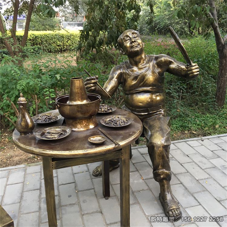 吃火鍋雕塑20 吃火鍋雕塑20