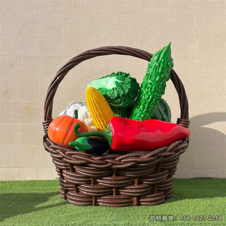 水果籃雕塑52
