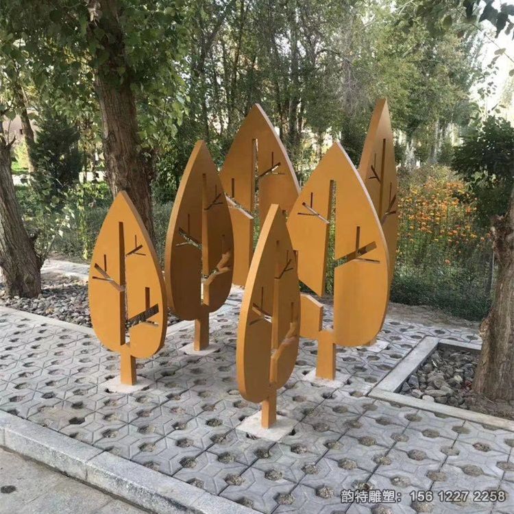 樹葉雕塑43