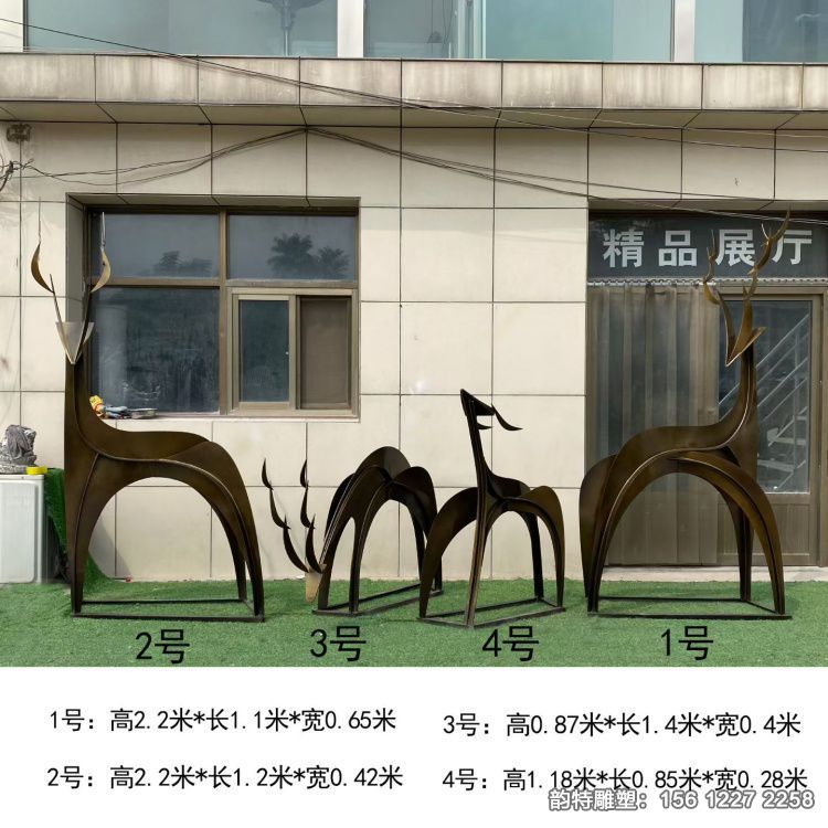 不銹鋼抽象鹿雕塑  不僅是一種簡單的裝飾，更是一種具有深入價值的典范